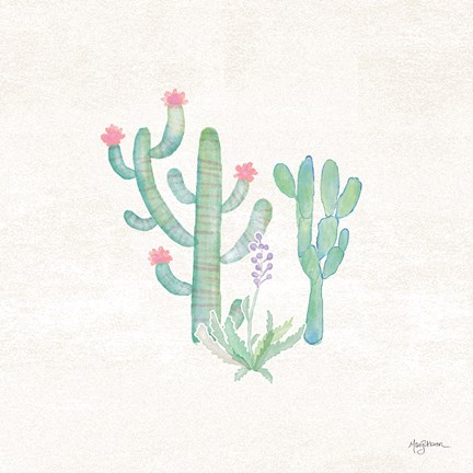 Framed Bohemian Cactus IV Print