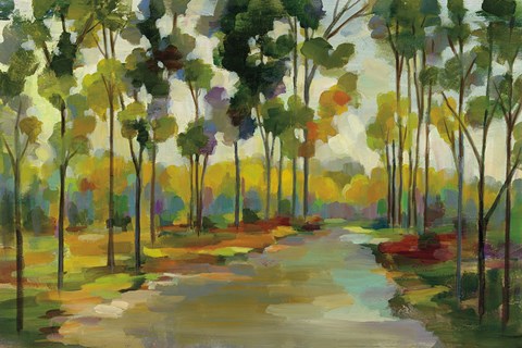 Framed Path in the Forest Print