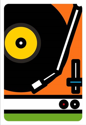 Framed Giradischi Print