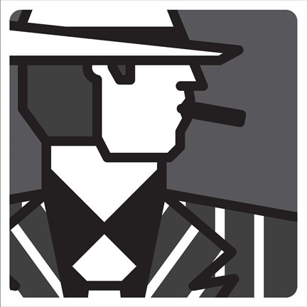 Framed Gangster Print