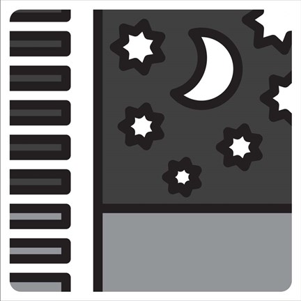 Framed Notte Stellata Print