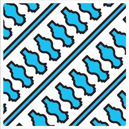 Framed Composizione Con Balaustra Print