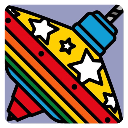 Framed Trottola Print