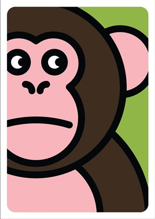 Framed Scimmia Print