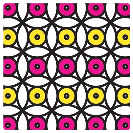 Framed Intersezioni Di Dischi Print