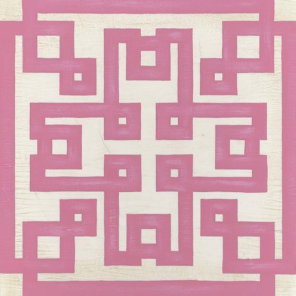 Framed Maze Motif V Print