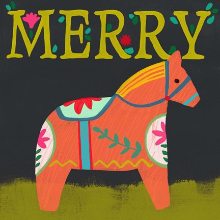 Framed Nordic Joy III Print