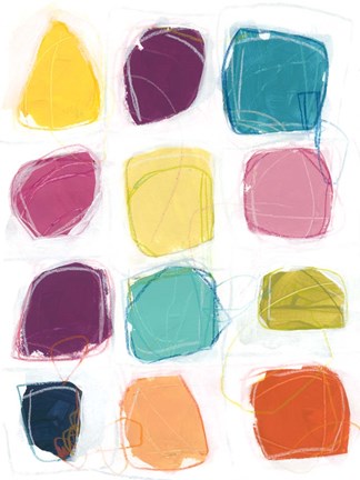 Framed Vivid Windows I Print