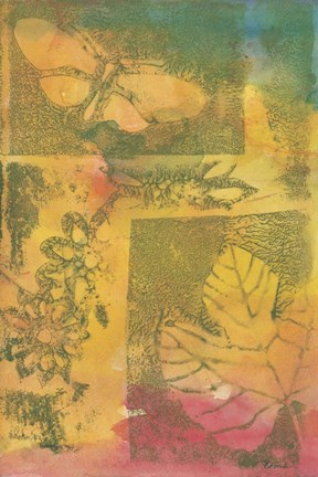 Framed Antique Memories I Print