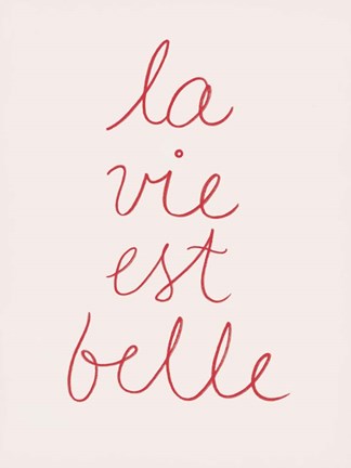 Framed En France V Print