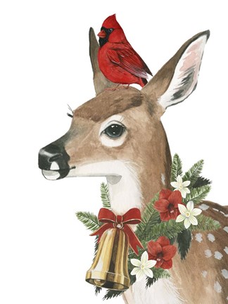 Framed Yuletide Darling II Print