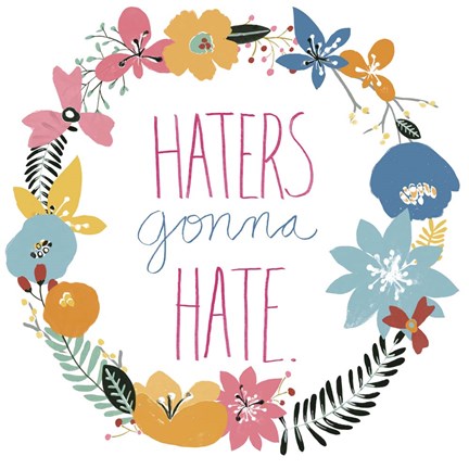 Framed Snarky Florals XII Print