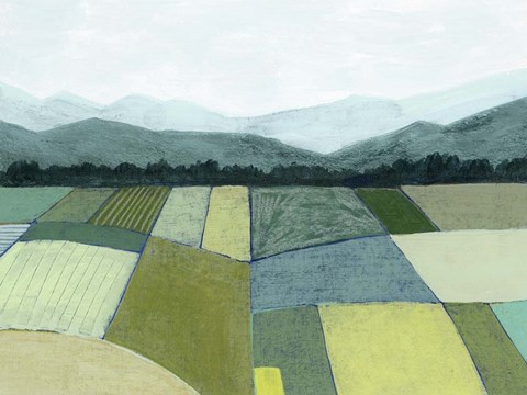 Framed Elevated Crop I Print