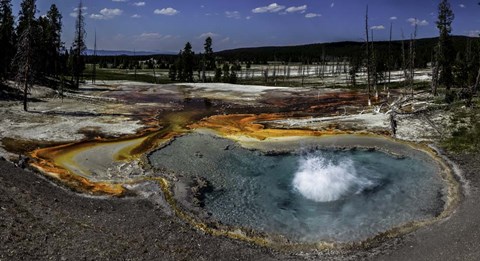 Framed Devils Hot Pot 2 Print