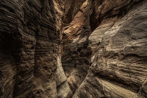 Framed Narrow Slot Canyon Print