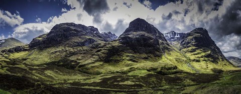 Framed Glen Etive Panorama Print