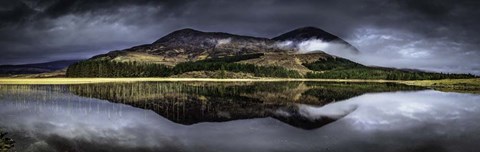 Framed Glen Etive Panorama 2 Print