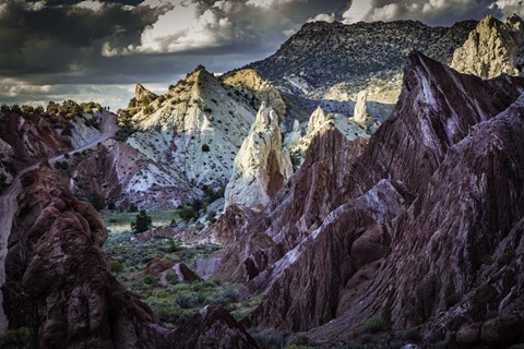 Framed Goblin Hats Valley 2 Print