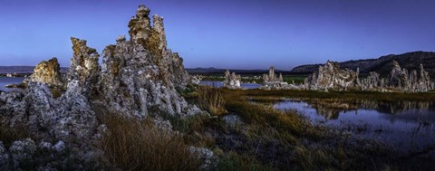 Framed Mono Lake Twilight Crop Print