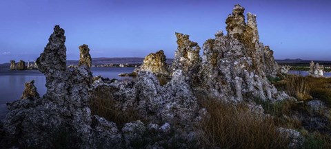 Framed Mono Lake Twilight Crop 2 Print