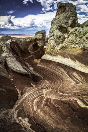 Framed White Pocket 4 Print