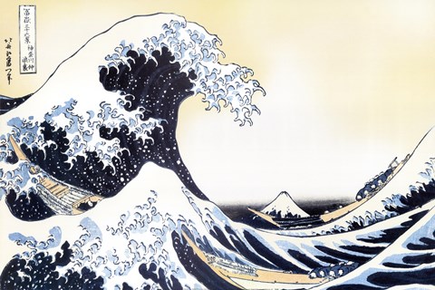 Framed Great Wave Print