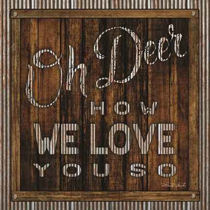 Framed Oh Deer Print