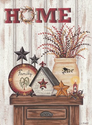 Framed Home &amp; Family Print