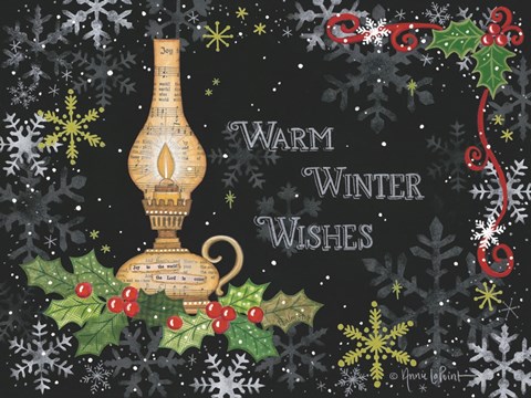 Framed Warm Winter Wishes Print