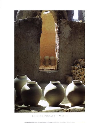 Framed Potteries, Morocco Print