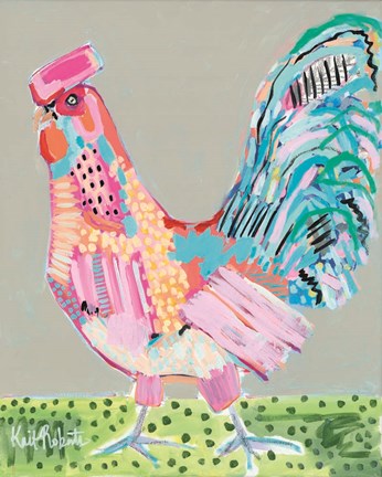 Framed Cluck Norris Print