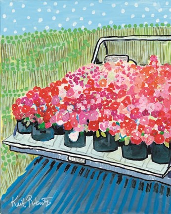 Framed June Blooms Print