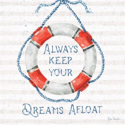 Framed Nautical Life VI Print