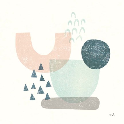 Framed Happy Thoughts II Print