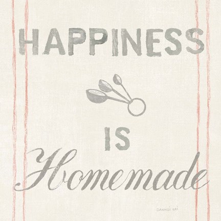 Framed Floursack Kitchen VIII Print