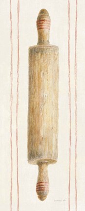 Framed Floursack Kitchen I Print