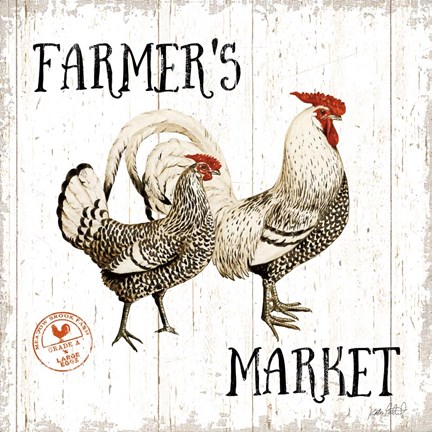 Framed Free Range Fresh II Print