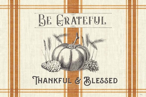 Framed Autumn Farmhouse I Print