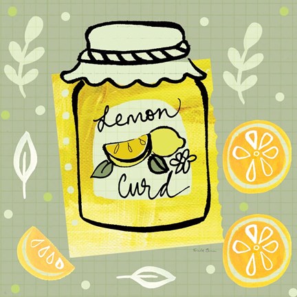 Framed Pretty Jams and Jellies III Print