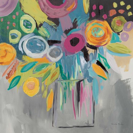 Framed Burst of Magic Autumn Print