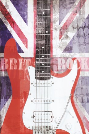 Framed Brit Rock One Print