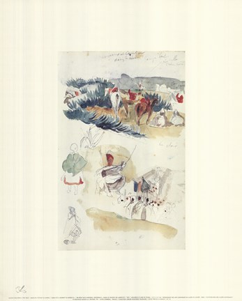 Framed Album du Voyage au Maroc Print