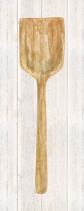 Framed Vintage Kitchen Wooden Spatula Print
