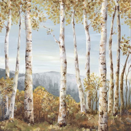 Framed Up Hill Print