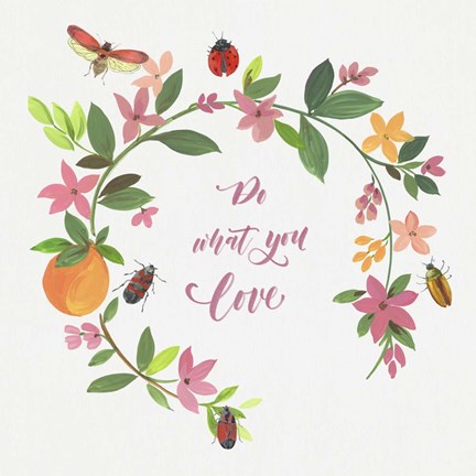 Framed Do What You Love Print