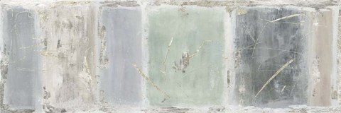 Framed Silver Tiles Print