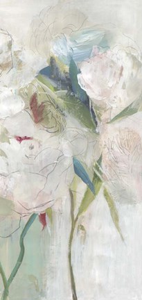 Framed Blissful Peony II Print