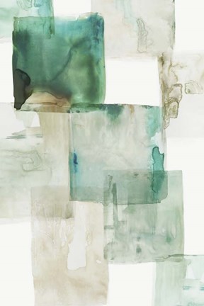 Framed Aperture II Green Print