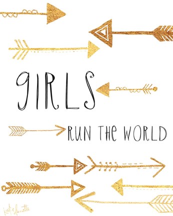 Framed Girls Run the World Print