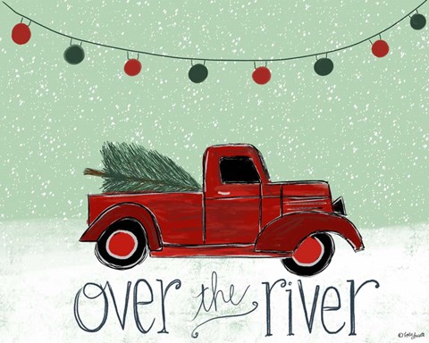 Framed Over the River Print